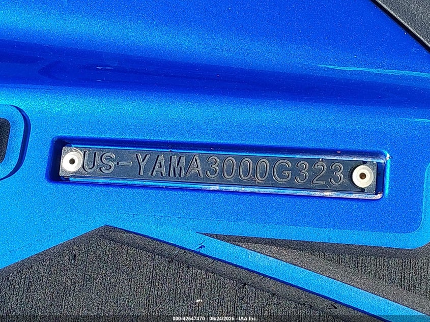 2023 Yamaha Gp1800 VIN: USYAMA3000G323 Lot: 42547470