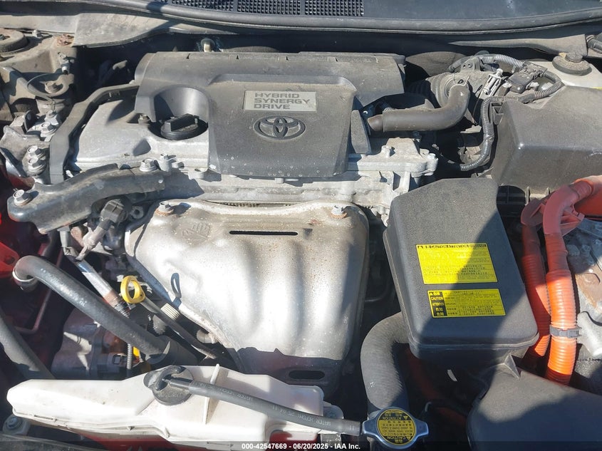 2012 TOYOTA CAMRY HYBRID VIN: 4T1BD1FKXCU005100