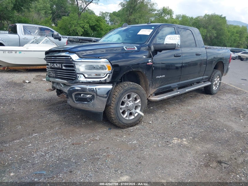 2023 Ram 3500 Laramie 4X4 6'4 Box black truck diesel 3C63R3ML5PG623801 photo #3