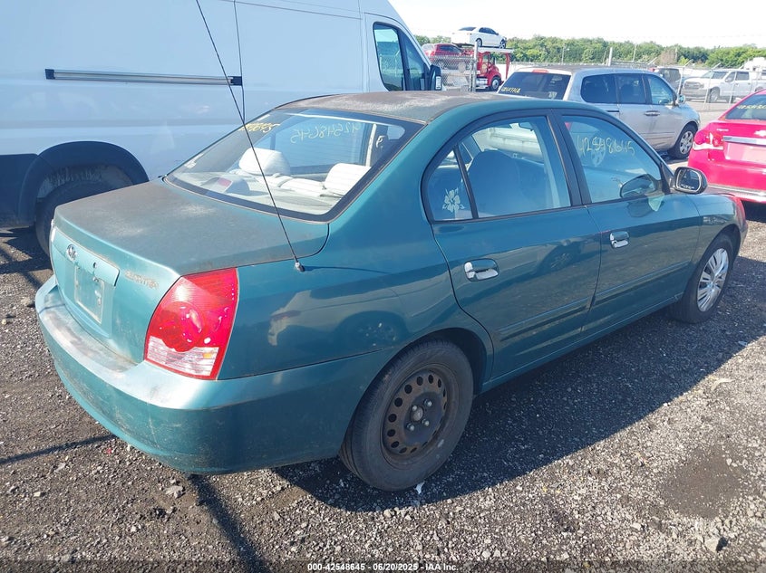2006 HYUNDAI ELANTRA VIN: KMHDN46D76U358424