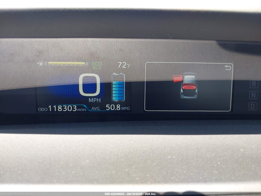 2021 Toyota Prius Le VIN: JTDKAMFU8M3150739 Lot: 42548652