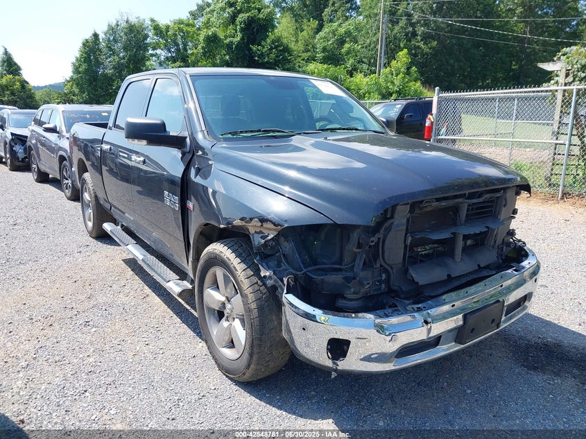 2017 Ram 1500 Big Horn 4X4 6'4 Box VIN: 1C6RR7TT2HS583660 Lot: 42548781