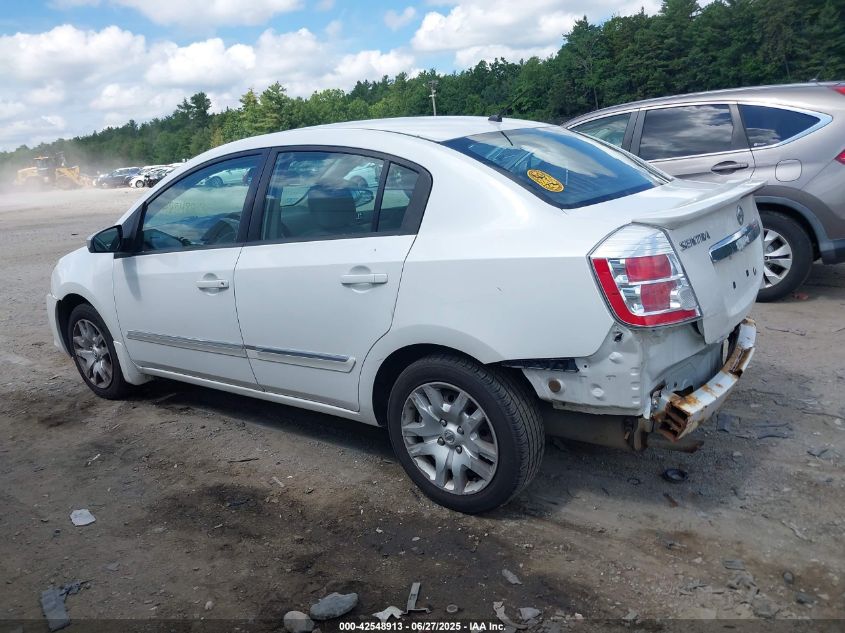 2012 Nissan Sentra 2.0 S VIN: 3N1AB6AP4CL740691 Lot: 42548913