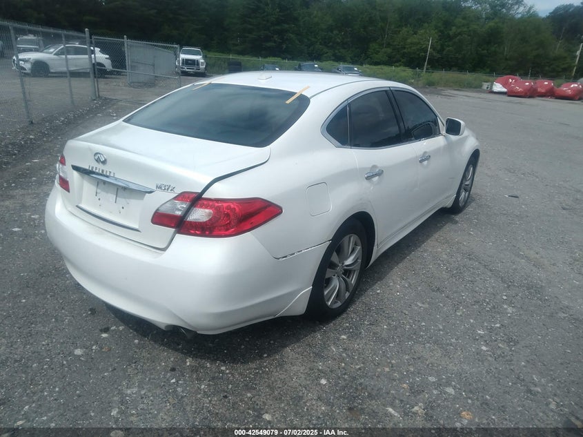 Vin: jn1by1ar4bm377109, lot: 43041928, infiniti m37x 20114