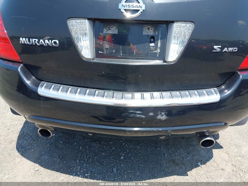 2007 Nissan Murano S VIN: JN8AZ08W77W663984 Lot: 42549126