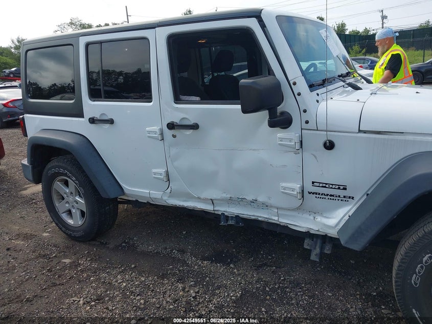 2016 JEEP WRANGLER UNLIMITED SPORT - 1C4HJWDG7GL166003