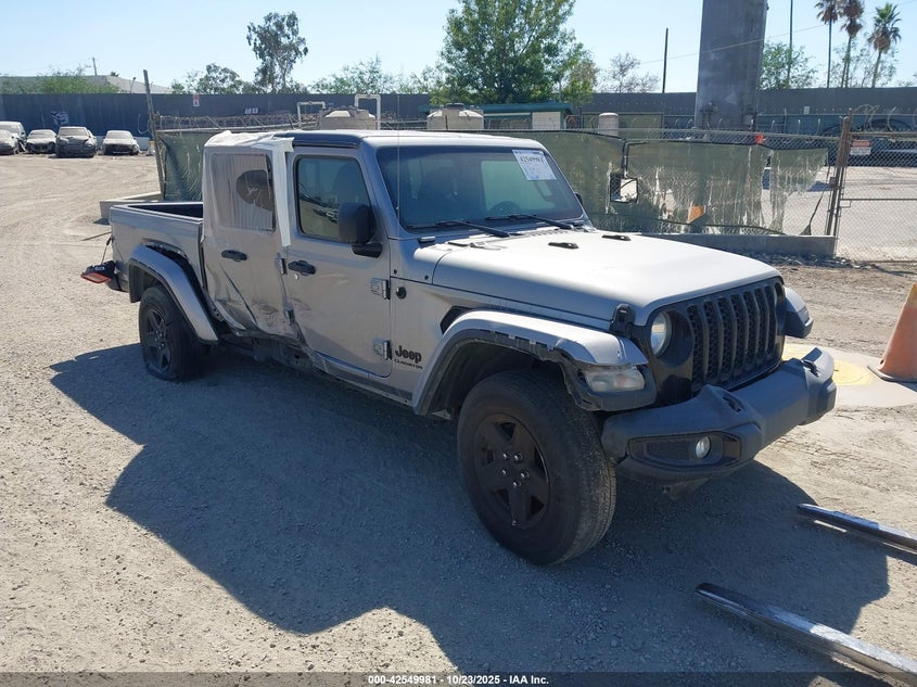 Vin: 1c6hjtag0ml572629, lot: 43042830, jeep gladiator california edition 4x4 2021 img_1
