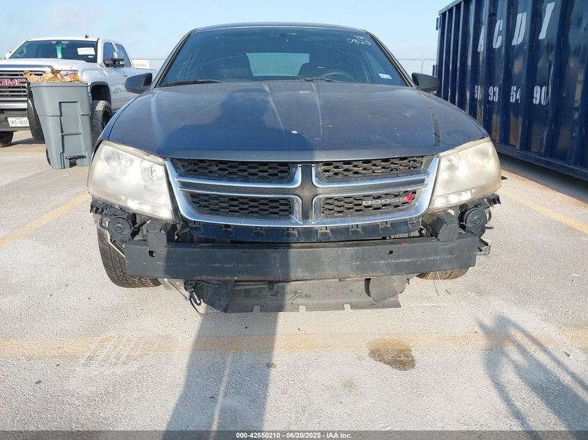 2012 DODGE AVENGER VIN: 1C3CDZAB6CN310820