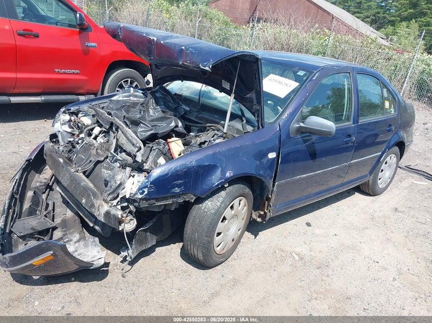 2004 Volkswagen Jetta Gl blue sedan gasoline 3VWRA69MX4M011049 photo #3