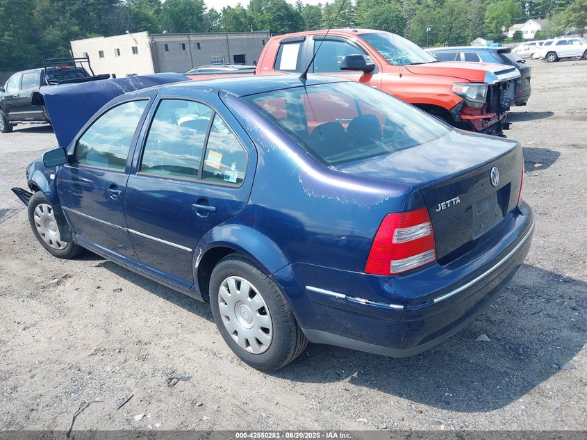 2004 Volkswagen Jetta Gl blue sedan gasoline 3VWRA69MX4M011049 photo #4