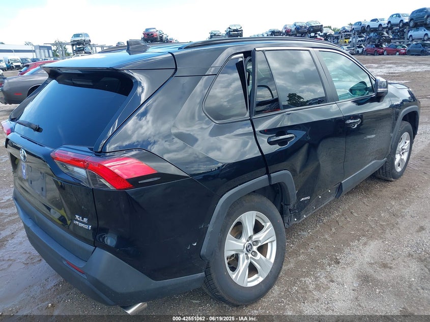 2021 TOYOTA RAV4 HYBRID XLE - 4T3RWRFV5MU040881