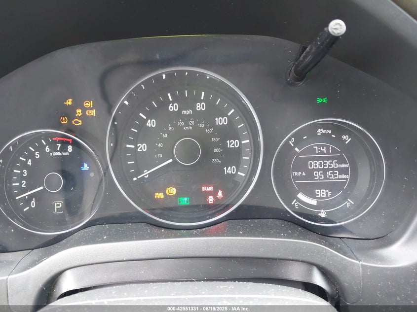 2016 HONDA HR-V EX - 3CZRU5H5XGM721579