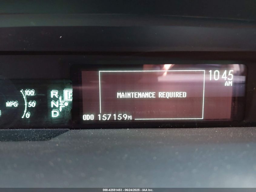 2012 Toyota Prius Two VIN: JTDKN3DU6C1528505 Lot: 42551453