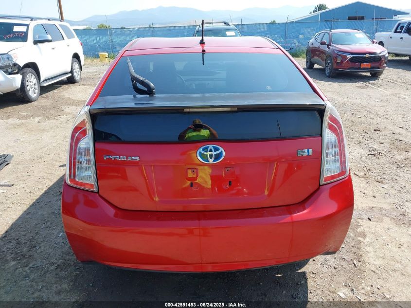 2012 Toyota Prius Two VIN: JTDKN3DU6C1528505 Lot: 42551453