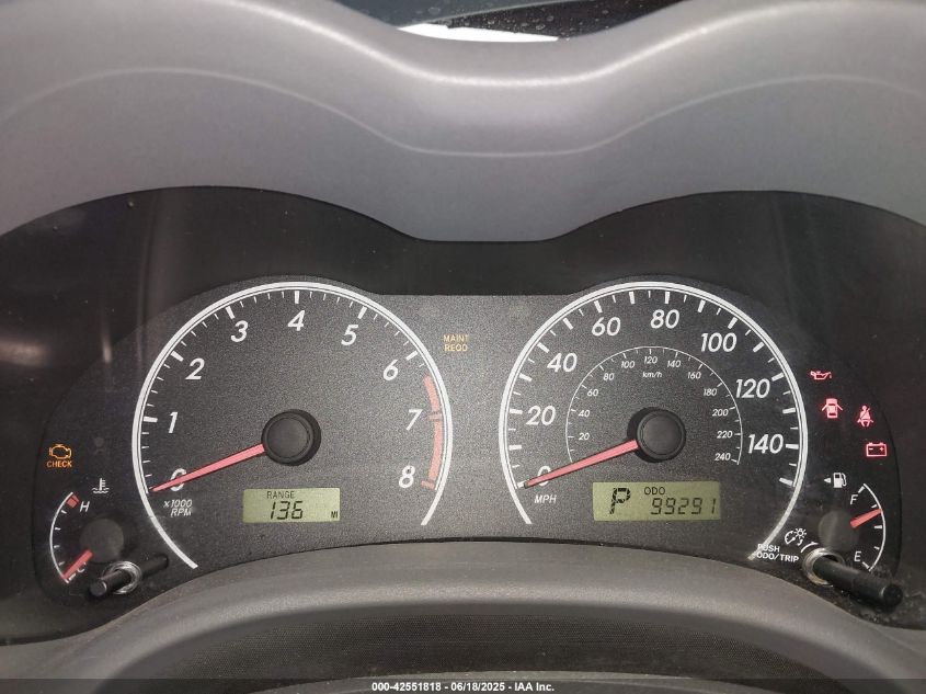 2010 Toyota Corolla Le VIN: 1NXBU4EE6AZ318879 Lot: 42551818