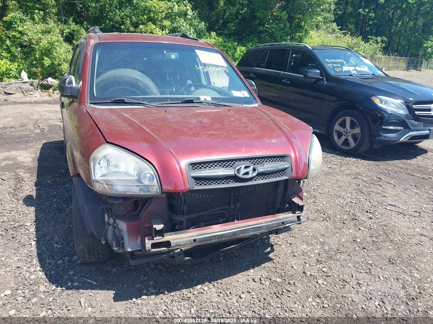 2007 HYUNDAI TUCSON VIN: KM8JM12B77U633414
