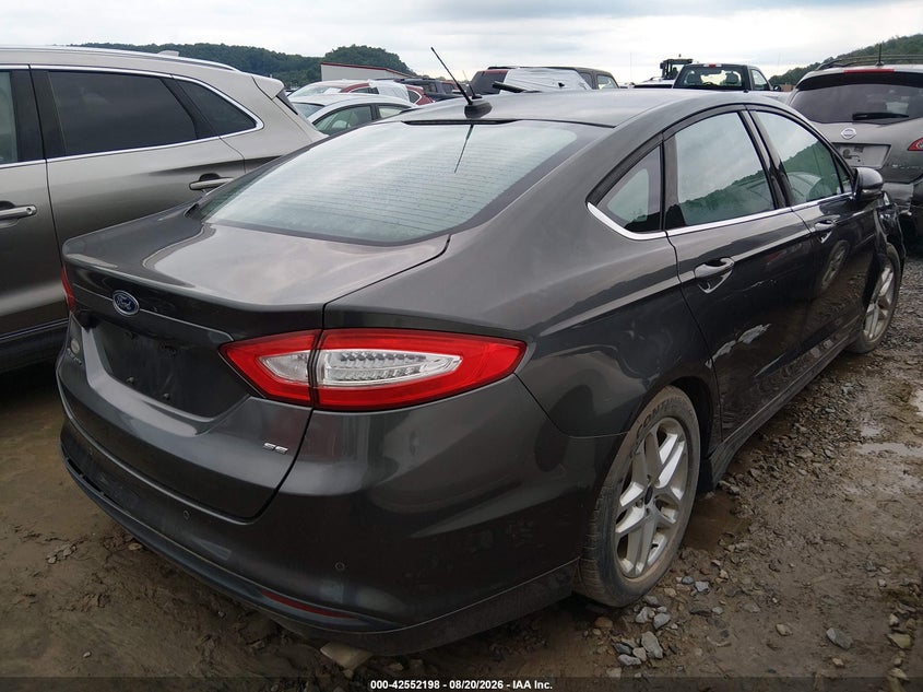 Vin: 1fa6p0h74g5128607, lot: 43045047, ford fusion se 20164