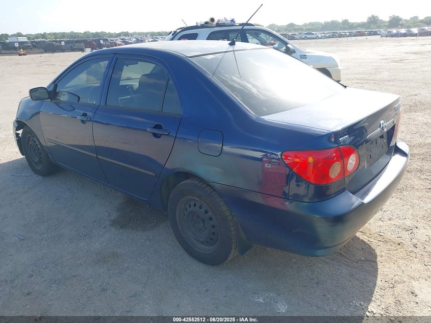 2006 TOYOTA COROLLA VIN: JTDBR32E560073186