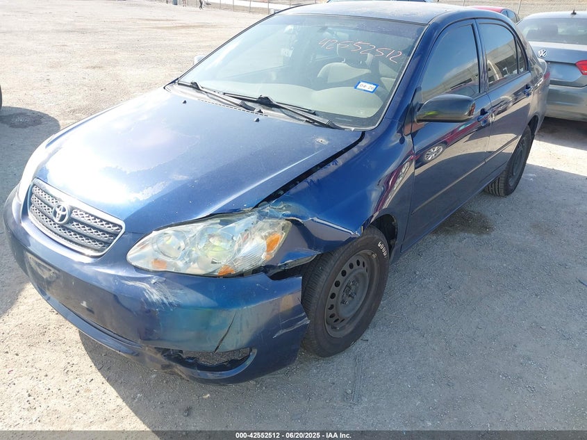 2006 TOYOTA COROLLA VIN: JTDBR32E560073186