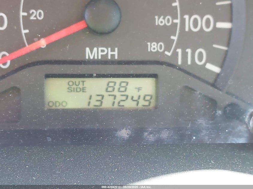 2006 TOYOTA COROLLA VIN: JTDBR32E560073186