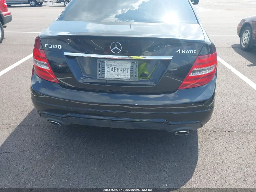 2014 Mercedes-Benz C 300 Luxury 4Matic/Sport 4Matic VIN: WDDGF8AB8EG251039 Lot: 42552757