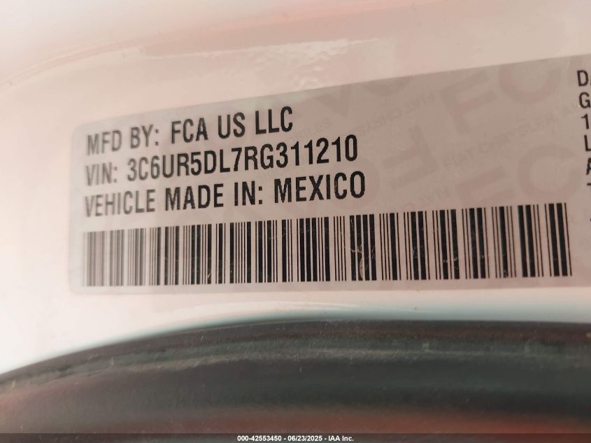 2024 Ram 2500 - 3C6UR5DL7RG311210