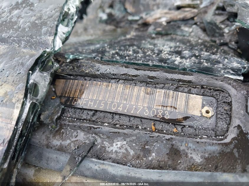 2004 Chevrolet Express VIN: 1GNFH15T041173083 Lot: 42553518