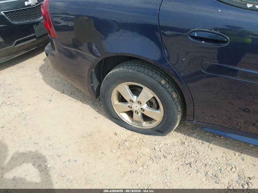 2008 Pontiac Grand Prix VIN: 2G2WP552681164838 Lot: 42553579