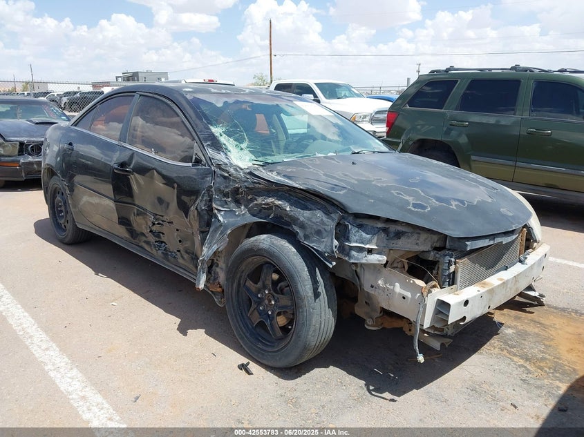 2007 Pontiac G6 black sedan gasoline 1G2ZG58B174166959 photo #1