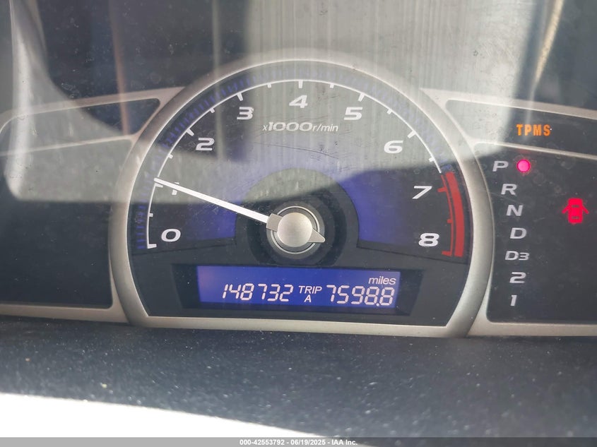 2008 HONDA CIVIC VIN: 1HGFA16558L084747