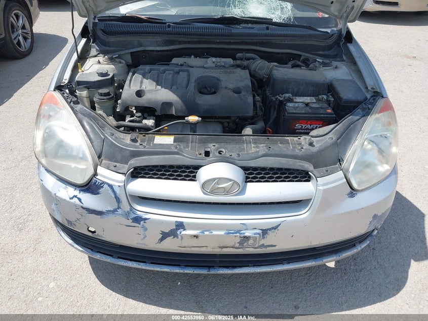 2010 Hyundai Accent Gs VIN: KMHCM3AC1AU150443 Lot: 42553960