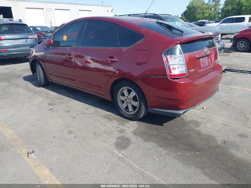 2005 Toyota Prius red sedan hybrid JTDKB20U053013130 photo #4