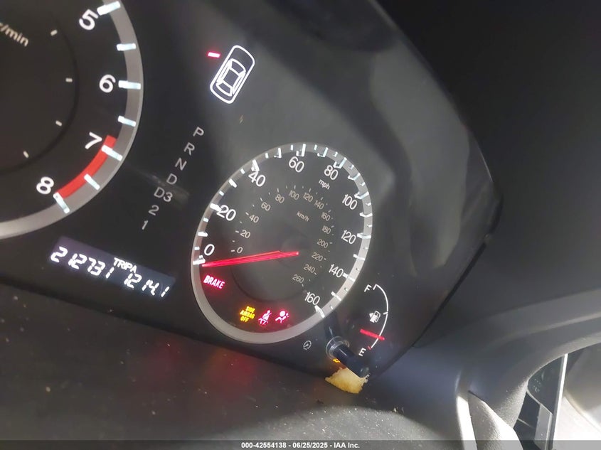 2008 Honda Accord 2.4 Lx VIN: 1HGCP263X8A140375 Lot: 42554138