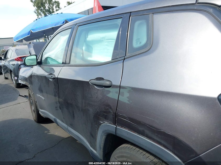 VIN 3C4NJCAB2KT614851 2019 JEEP COMPASS SPORT FWD