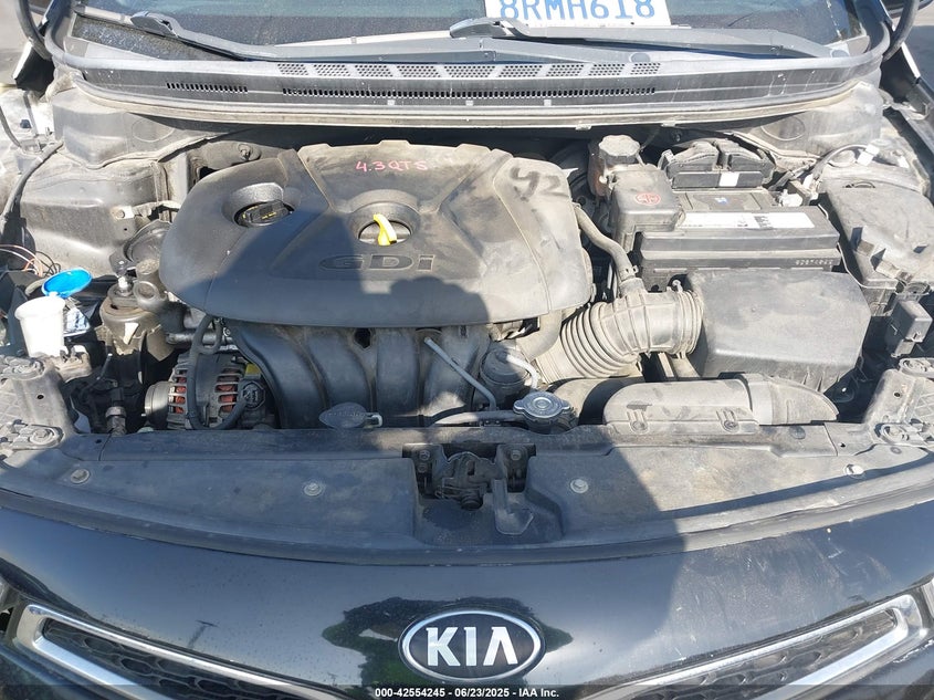 2014 KIA FORTE KOUP VIN: KNAFX6A80E5244543