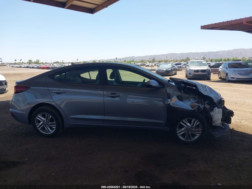 2019 HYUNDAI ELANTRA VIN: KMHD84LF1KU736521