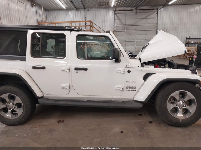 2018 JEEP WRANGLER UNLIMITED SAHARA 4X4 - 1C4HJXEG1JW299138