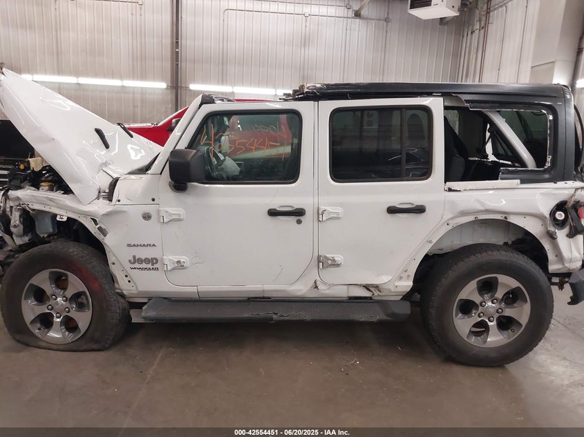 2018 JEEP WRANGLER UNLIMITED SAHARA 4X4 - 1C4HJXEG1JW299138