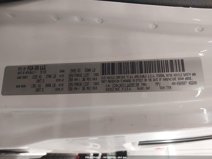 2018 JEEP WRANGLER UNLIMITED SAHARA 4X4 - 1C4HJXEG1JW299138