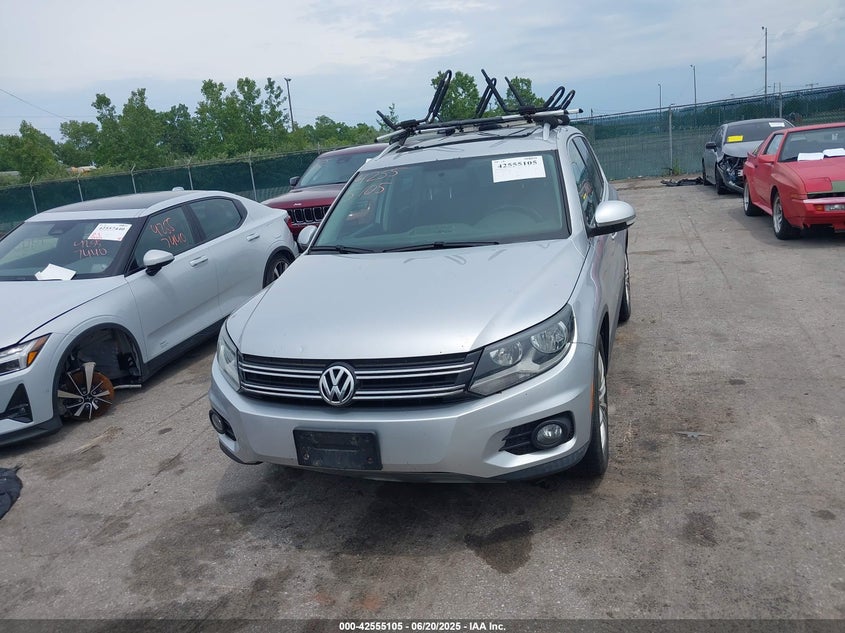 2014 VOLKSWAGEN TIGUAN VIN: WVGBV3AX3EW546525