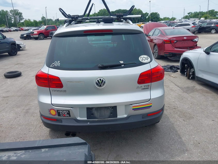 2014 VOLKSWAGEN TIGUAN VIN: WVGBV3AX3EW546525