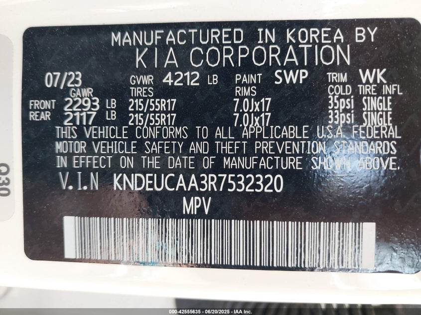 2024 KIA SELTOS S - KNDEUCAA3R7532320