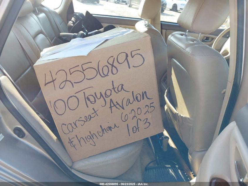 2000 Toyota Avalon Xls VIN: 4T1BF28B7YU032629 Lot: 42556895