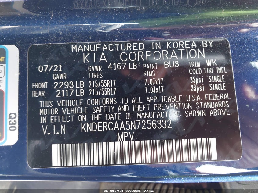 2022 KIA SELTOS EX - KNDERCAA5N7256332