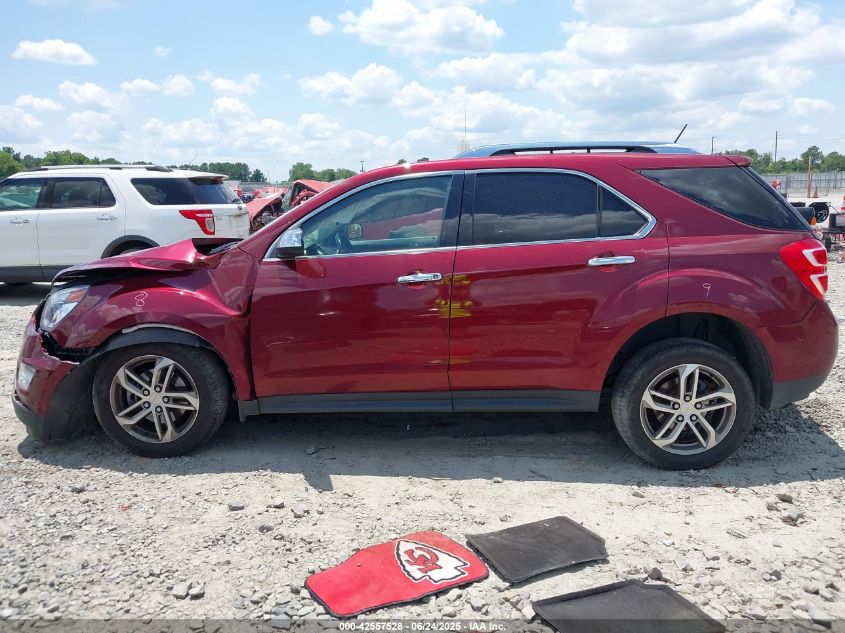 2016 Chevrolet Equinox Ltz VIN: 2GNFLGEK1G6207039 Lot: 42557528