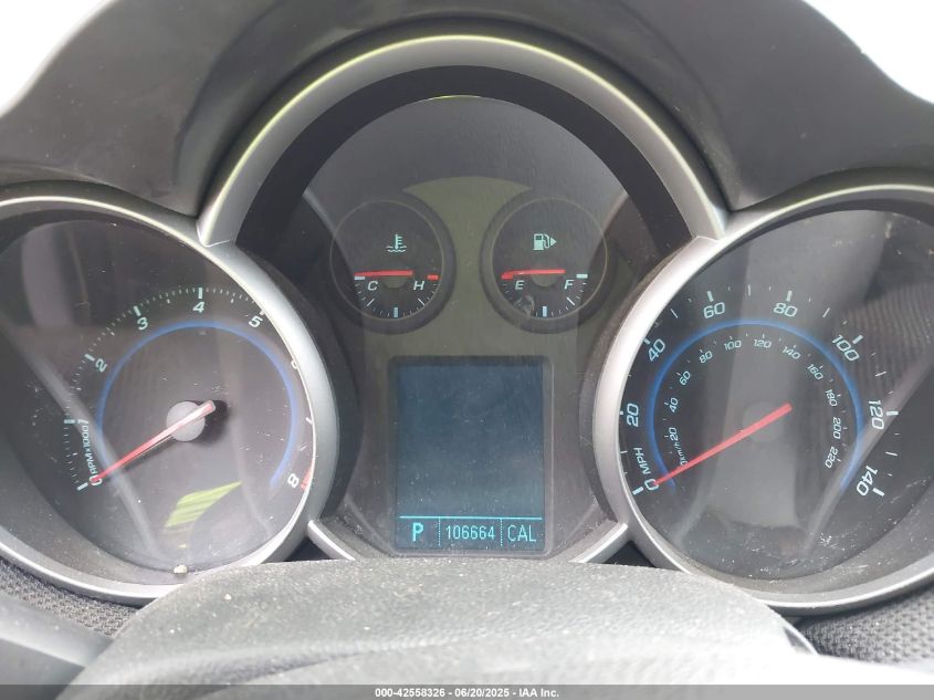 2011 Chevrolet Cruze 1Lt VIN: 1G1PF5S99B7138256 Lot: 42558326