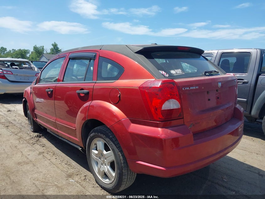 2008 DODGE CALIBER VIN: 1B3HB48B88D565063