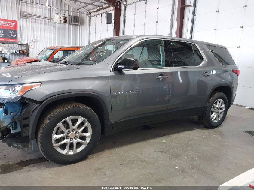 2018 Chevrolet Traverse Ls VIN: 1GNERFKW8JJ224393 Lot: 42559381