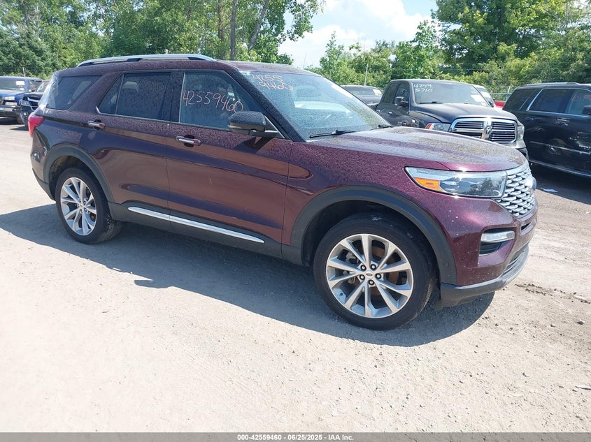 Vin: 1fm5k8hc4nga89286, lot: 43052334, ford explorer platinum 20221