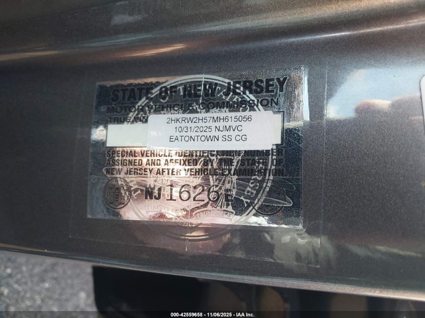 2022 Honda Cr-V Awd Ex VIN: NJ1626E Lot: 42559658